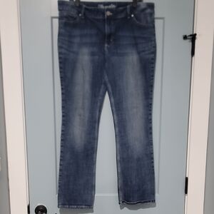 Wrangler Dark Blue Straight Leg Jeans